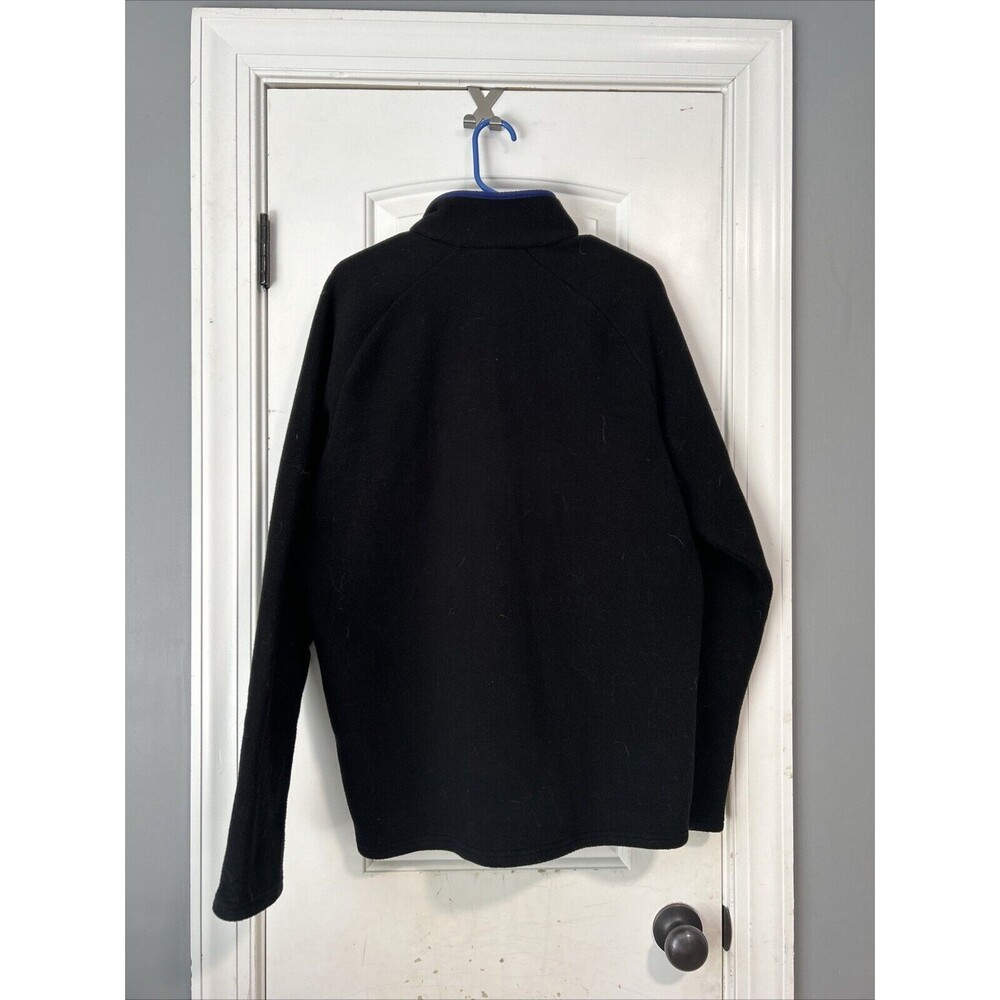 Patagonia Jacket Mens L Black Blue Synchilla Karstens Fleece‎ Outdoor - Picture 4 of 4